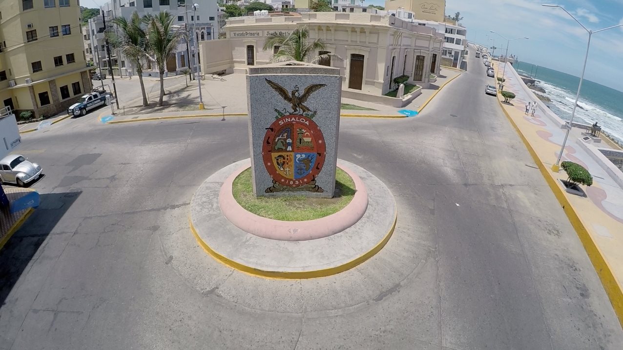 Escudo de Sinaloa en Mazatlán
