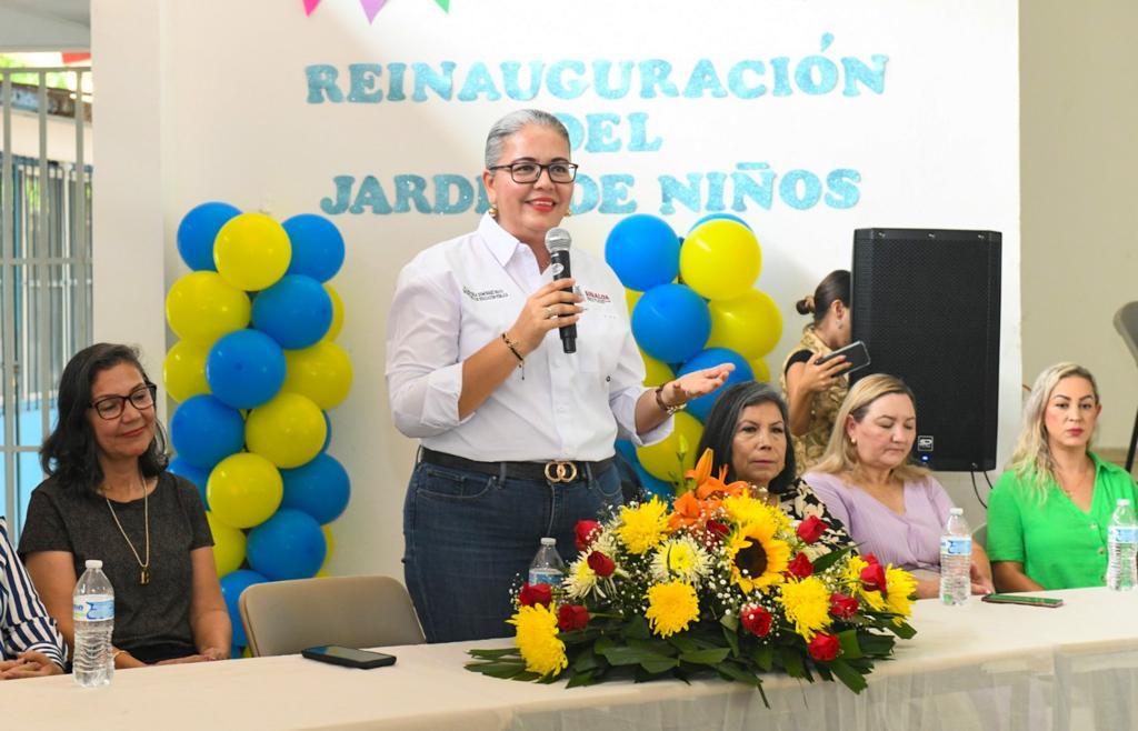 Graciela Dominguez en el Jardin de niños