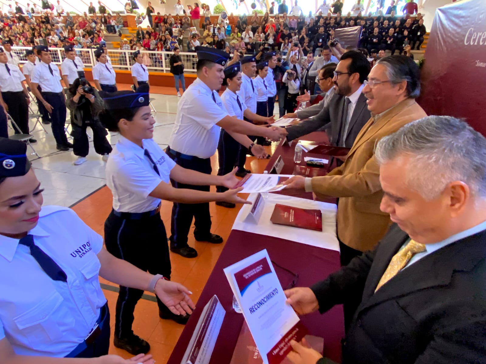 Culminan sus estudios custodios penitenciarios y policías preventivos de los municipios de Sinaloa, Salvador Alvarado, El Fuerte, Angostura, Concordia, Rosario, Guasave, Mazatlán, Escuinapa y Culiacán.